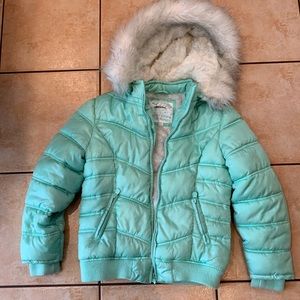 Girls JUSTICE Winter Puffer Coat/Jacket Size 10-12